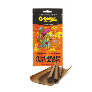 G-ROLLZ' Hemp Blunt Papers | Orange Dream - x4