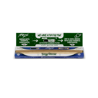 ‘PURIZE’ Unbleached Rolling Papers | King Size Ultra Slim - x42