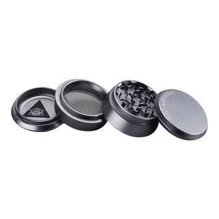 Grinder 'CHAMP HIGH' Silver | 4-Parti - 60mm