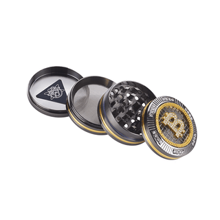 Grinder 'CHAMP HIGH' Bitcoin Bling | 4-Parti - 50mm
