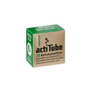 Filtre cu carbune activ 'ACTITUBE' EXTRA SLIM Albe | 6mm. - x10