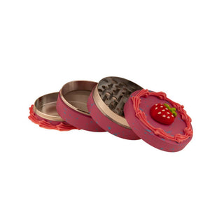 Grinder 'CAKE' Strawberry | 4-Parti - 63mm