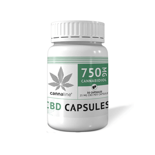 CBD Capsules 'CANNALINE' 750mg | x30