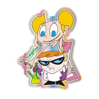 Sticker holografic 'LEGALIZEIT' Bros 4 Ever | 6,96x9cm