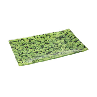 Tava de rulat 'V-SYNDICATE' din sticla | Buds - 16x25cm