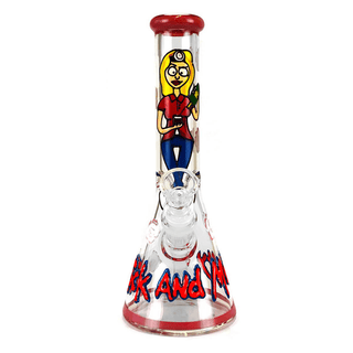 Bong din sticla 'URBAN CREW' Cartoon Girl | 25cm