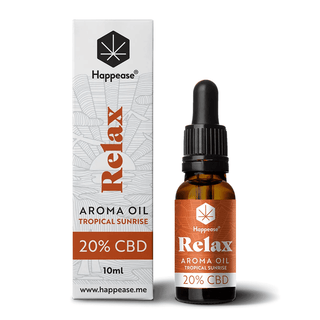 Ulei CBD 20% 'HAPPEASE' cu terpeni pentru relaxare | 10ml. 2000mg