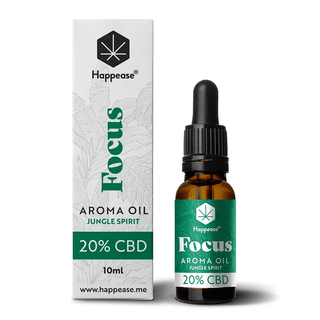 Ulei CBD 20% 'HAPPEASE' cu terpeni pentru concentrare | 10ml. 2000mg