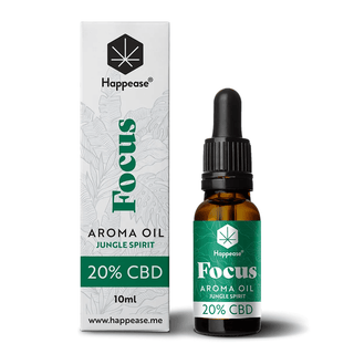 CBD Oil 20% with Terpenes 'HAPPEASE' for Focus 'JUNGLE SPIRIT' 10ml – 2000mg.