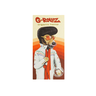 Rolling Papers & Filters with Tray 'G-ROLLZ' Vegas Organic Hemp | King Size Slim - x50