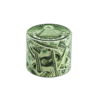 Grinder 'BLACK LEAF' Dollar | 4-Parti - 54mm