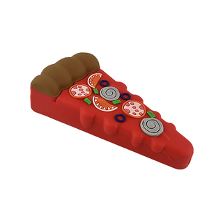 Pipa din silicon 'PIZZA' Mix | 10,5cm