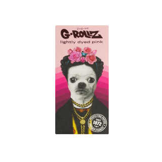 G-ROLLZ Mexican Pink Rolling Papers & Filters | King Size Slim - x50