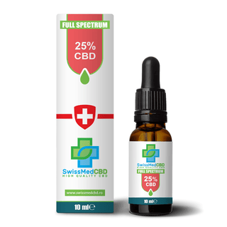 CBD Oil 25% 'SWISSMEDCBD' 10ml – 2500mg.