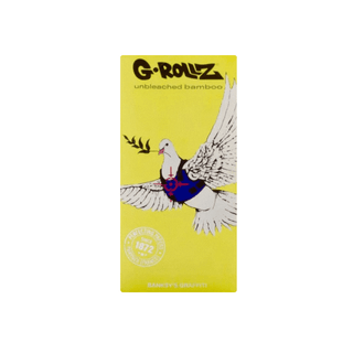 Papers & Filters with poker ‘G-ROLLZ’ Peace made from bamboo | King Size Slim - x50
