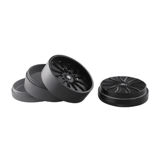 Grinder 'BLACK LEAF' Masher | 4-Parti - 63mm