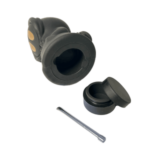 Bong din silicon 'URBAN CREW' Death | Negru - 11cm