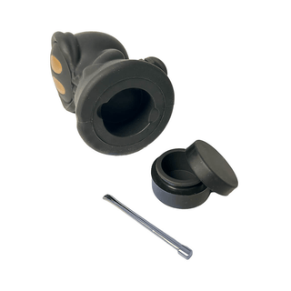 Silicone Bong 'URBAN CREW' Death | Black - 11cm
