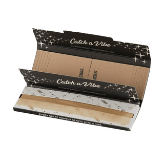 VIBES' Ultra Thin Rolling Papers & Filters | King Size Slim - x33