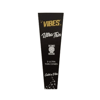 Conuri pre-rulate 'VIBES' UltraThin | King Size - x3