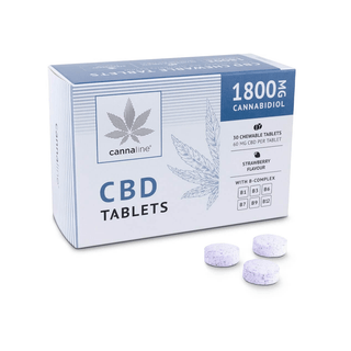 CBD Chewable Tablets 'CANNALINE' 1800mg. | x30
