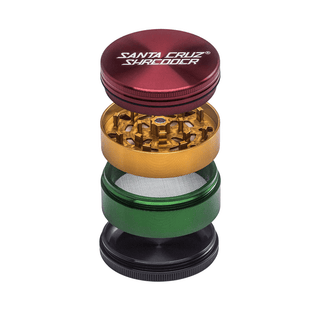 Grinder 'SANTA CRUZ' Rasta | 4-Parti - 70mm
