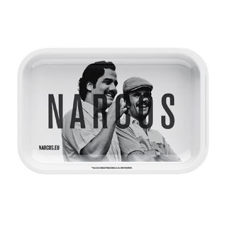 NARCOS White Rolling Tray | 14x18cm.