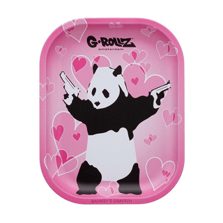 G-ROLLZ' Panda Gunnin Rolling Tray | 14x18cm
