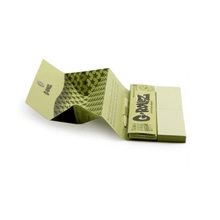 Rolling Papers & Filters with tray ‘G-ROLLZ’ Reggae from hemp sativa | King Size Slim - x50