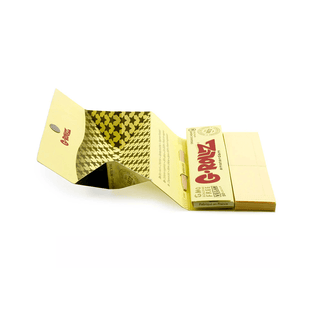 Foite & Filtre cu santier 'G-ROLLZ' Vegas din canepa organica | King Size Slim - x50