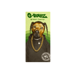 Rolling Papers & Filters with Tray 'G-ROLLZ' Rap Organic Hemp | King Size Slim - x50