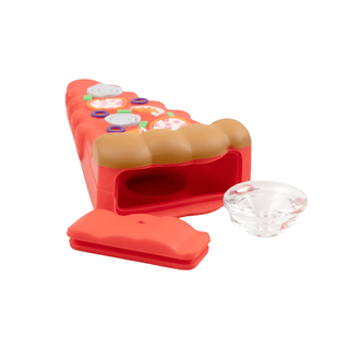 Pipa din silicon 'PIZZA' Mix | 10,5cm