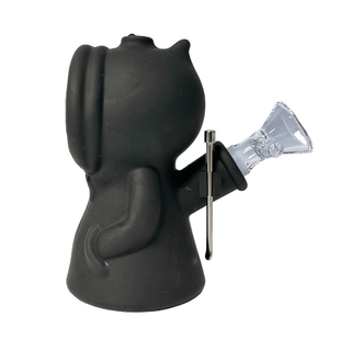 Bong din silicon 'URBAN CREW' Death | Negru - 11cm