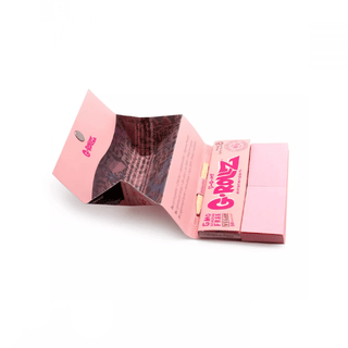 G-ROLLZ Mexican Pink Rolling Papers & Filters | King Size Slim - x50