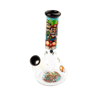 Bong din sticla 'GRACE' Mushroom Hero | 20cm