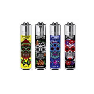 CLIPPER' Lighter Mexican Skulls #5