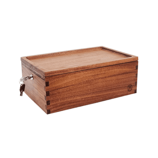 MARLEY' Storage Box with Latch | Black Walnut - 31.8x20.2cm
