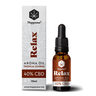 Ulei CBD 40% 'HAPPEASE' cu terpeni pentru relaxare | 10ml. 4000mg
