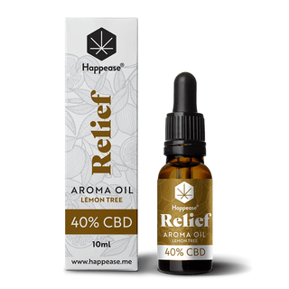 Ulei CBD 40% 'HAPPEASE' cu terpeni pentru stres | 10ml. 4000mg