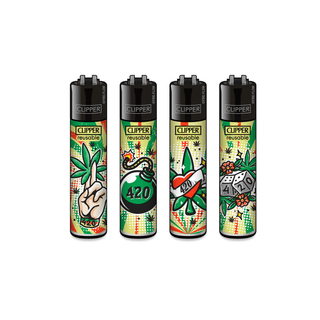 CLIPPER Lighter 420 Tattoo