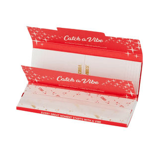 VIBES' Hemp Rolling Papers & Filters | King Size Slim - x33