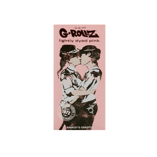 Rolling Papers & Filters with tray 'G-ROLLZ' Police Kiss Pink | King Size Slim - x50