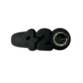 ‘URBAN CREW’ 420 Silicone Pipe | Black - 10cm.