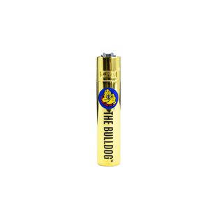 CLIPPER & BULLDOG' Metal Lighter with Box | Gold