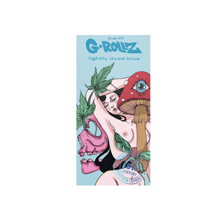 Rolling Papers & Filters with Holder ‘G-ROLLZ’ Mushroom Lover | King Size Slim - x50