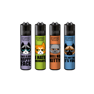 CLIPPER Lighter Angry Cats