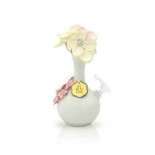 Glass Bong 'MY BUD VASE' Monica White | 15cm.