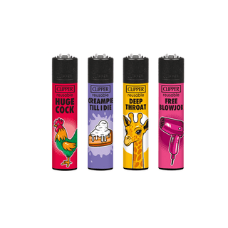 CLIPPER Lighter Porn Slogan #03