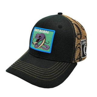 Sapca 'LAUREN ROSE' Black Mamba