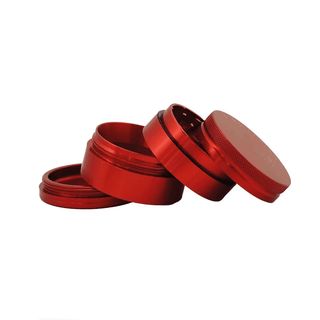 Grinder 'RAW & HAMMER CRAFT' Red | 4-Part - 55mm.
